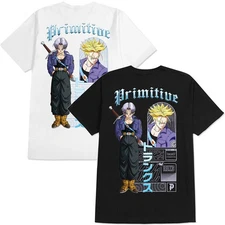 Primitive Skate X Dragon Ball Z Men's T-Shirt Hope Japanese Anime Tee