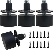 Rubber Adjustable Furniture/Table/Sofa/Cabinet Feet Screw on with Threaded Inser
