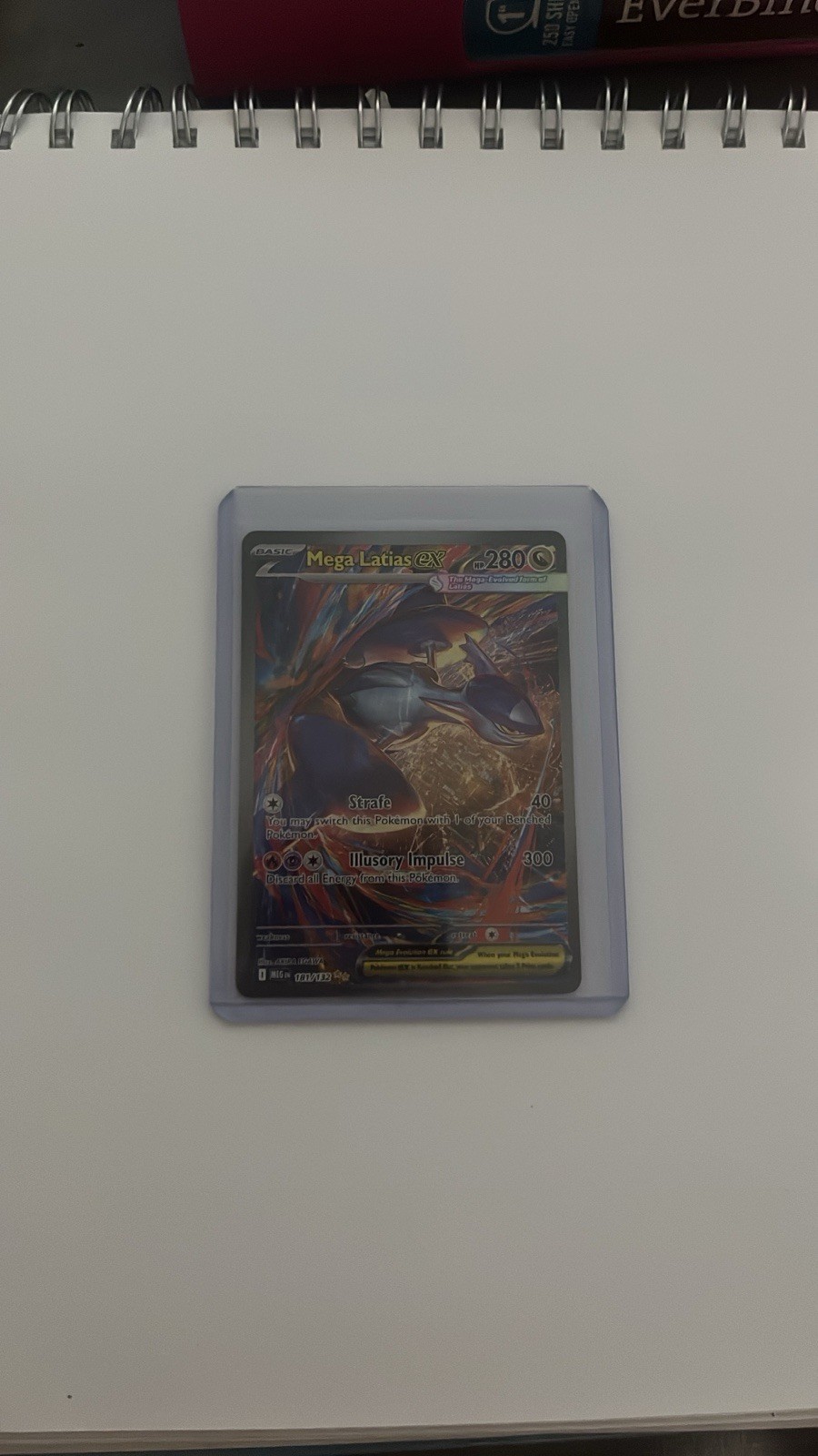 Mega Latias EX 181/132 SIR Pokemon Mega Evolution Special Illustration Rare NM