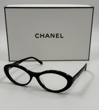 NEW CHANEL CH5416 Black Acetate Oval Transparent Lens Eyeglasses Frames