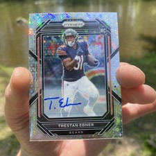 2022 Prizm No Huddle Trestan Ebner Auto RC Rookie c162
