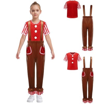 Kids Gingerbread Outfits Christmas Striped Ginger Bread Suit Holiday Cookie Set | eBay Kids Gingerbread Outfits Christmas Striped Ginger Bread Suit Holiday Cookie Set | eBay