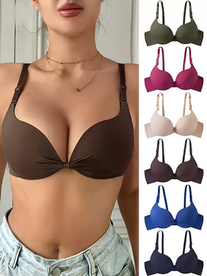Damen Maximizer Schale gepolsterter Push Up BH Unterwäsche Dessous Cup 70-85 A/B