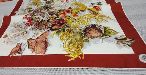 Vintage Large Silk Scarf Mantero Collection N. 8 Hand Rolled Edges FALL BOUQUET - Picture 7 of 19