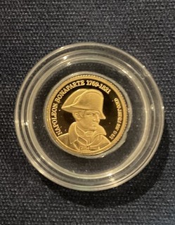 2014 Niger 100 francs CFA GOLD .999 proof Emperor Napoleon Bonaparte coin