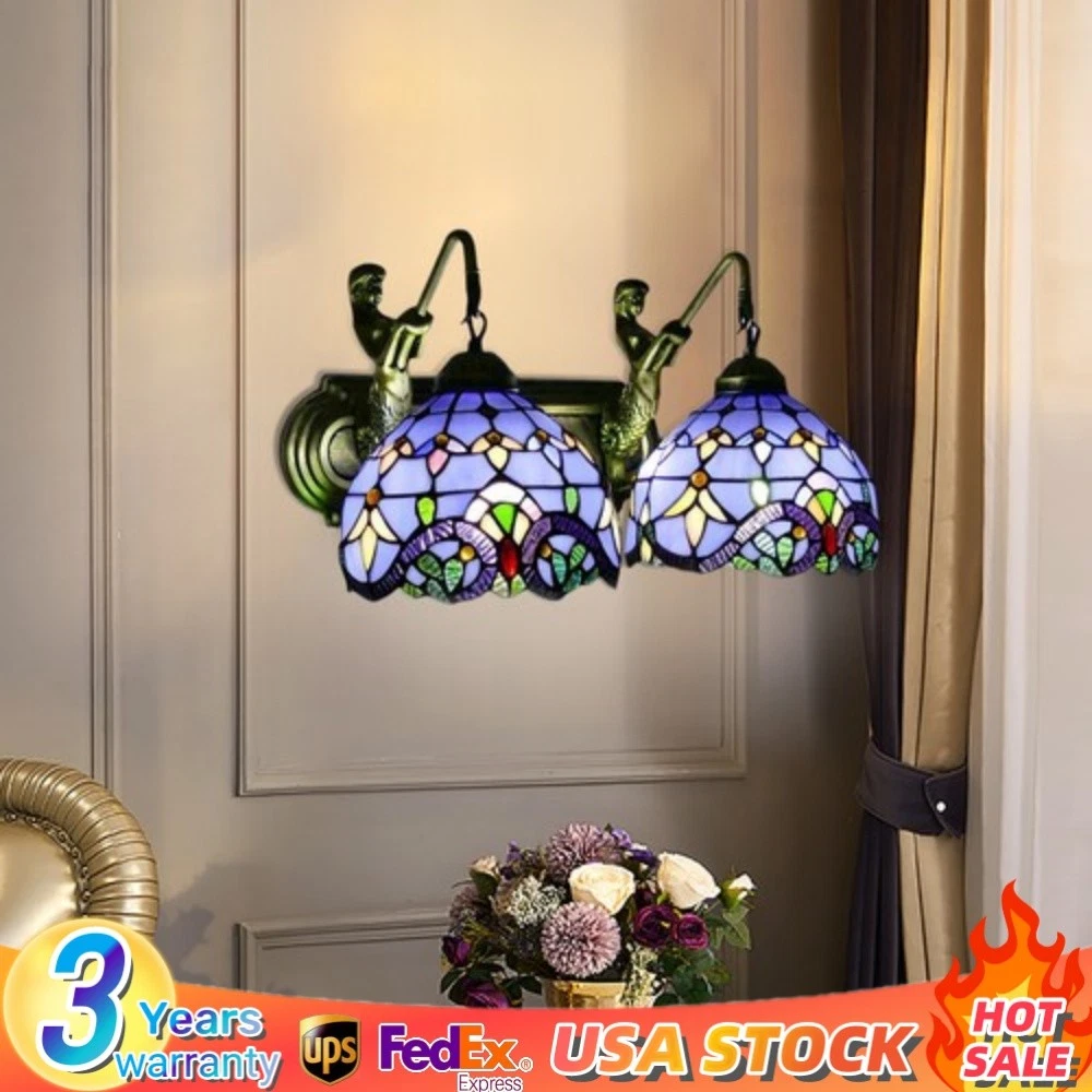 Blue Vanity Lighting Wall Fixtures for sale | eBay