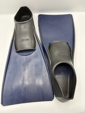 Finis Long Floating Swim Fins Blue  Black 1619 US 11-13 Diving Snorkeling Dive