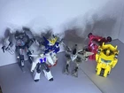 Vintage Transformers Plastic Action Mixed Figures 7 Lot