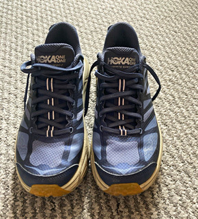 HOKA ONE ONE Mafate Speed 2 Men’s Trail Running Shoes UK 8 EU 42 Navy Worn Twice