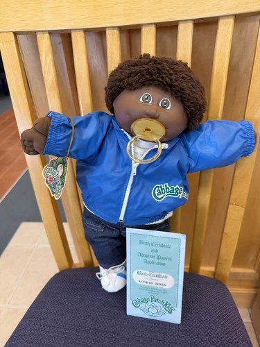 Cabbage Patch Kids Doll AA Pacifier Shag Hair EUC HTF