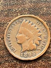 1895 indian head penny a very fine coin . pulse a surprise coin