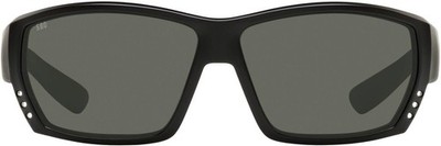 COSTA DEL MAR TUNA ALLEY GLOBAL FIT 580G - MATTE BLACK/GRAY