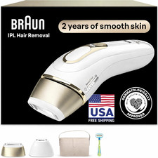 Braun Silk Expert Pro 5 PL5157 IPL Hair Removal Device 2 Caps, Free Shipping