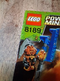 LEGO 8189 Power Miners Magma Mech Instruction Manual Mars Mission No Bricks