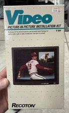 VTG Recoton Picture in Picture Installation Kit V504 Retro TV Movie Prop VHS NOS