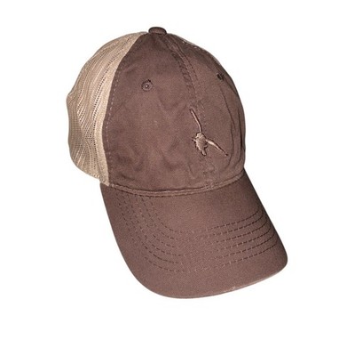 Fowled Up Waterfowl Hunting Hat Cap Mesh Brown Platinum Series Trucker Men s Tan