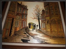 Vintage L. Ryan signed serigraph
