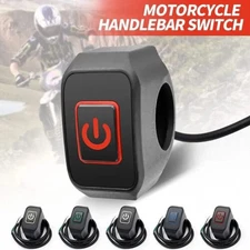 Motorcycle Modified Switch Headlight Horn Control ON OFF Buttton Handlebar Mount