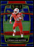 2022 Panini Select Draft Picks Courtland Sutton #93 Blue Concourse SMU Mustangs