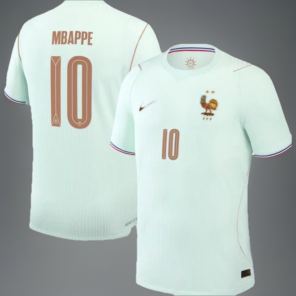 Nike X France Away Mbappe 10 Teal Soccer Jersey 2026 S,M ,L XL | eBay