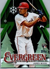 James Wood #E-5 Prices | 2025 Topps Holiday Evergreen | Baseball Cards