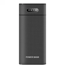 8*18650 DIY Digital Display Phone Fast Charging Power Case Kit without Batteries