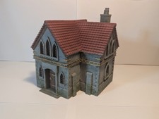 Fantasy Village House L Shape   28mm Wargaming Terrain   Two-Storey Building