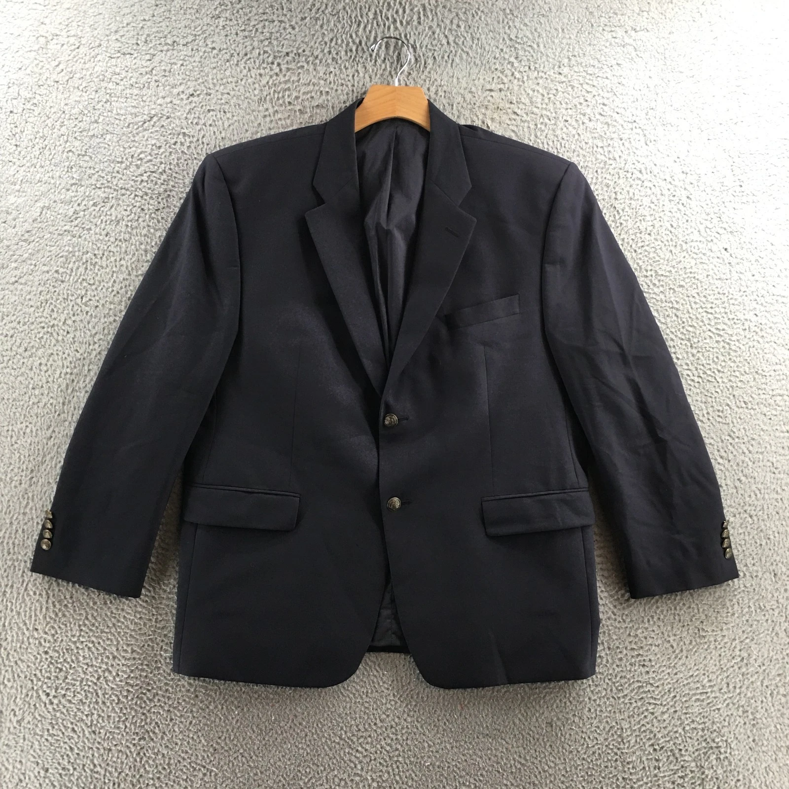 Michael Kors Coat Blazer Jacket Mens M Black Long Sleeve Casual Button Front