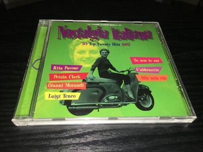 NOSTALGIA ITALIANA 1962 CD MORANDI TENCO MORETTI PAOLI VIANELLO VANONI BINDI 