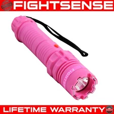 FIGHTSENSE 2 PC Heavy Duty StunGun with 3 Mode Flashlight for Women Self Defense
