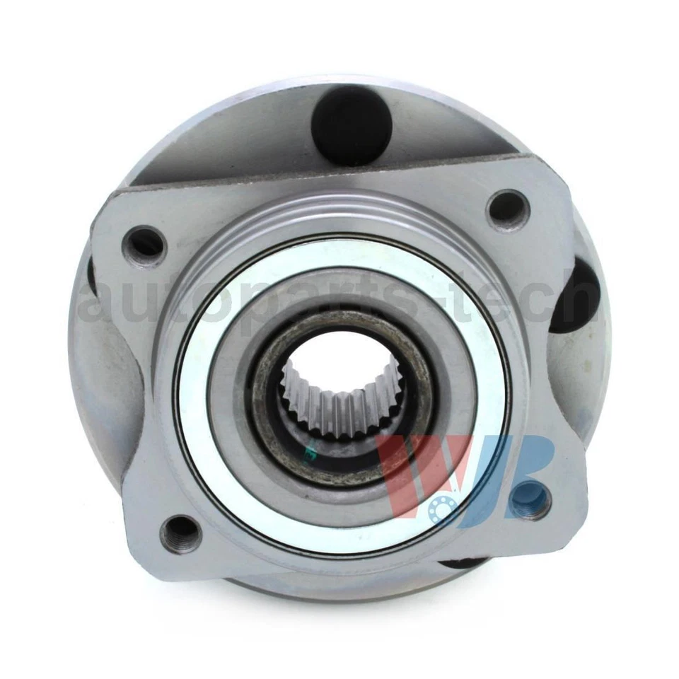 Conjunto de bujes de rueda delantera para Dodge Caravan 2001 2002 2003 2004 2005 2006 2007 Foto 3 de 3