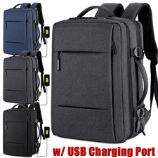 Men Women Backpack Travel Rucksack School Laptop Bag W/ USB Charging Port