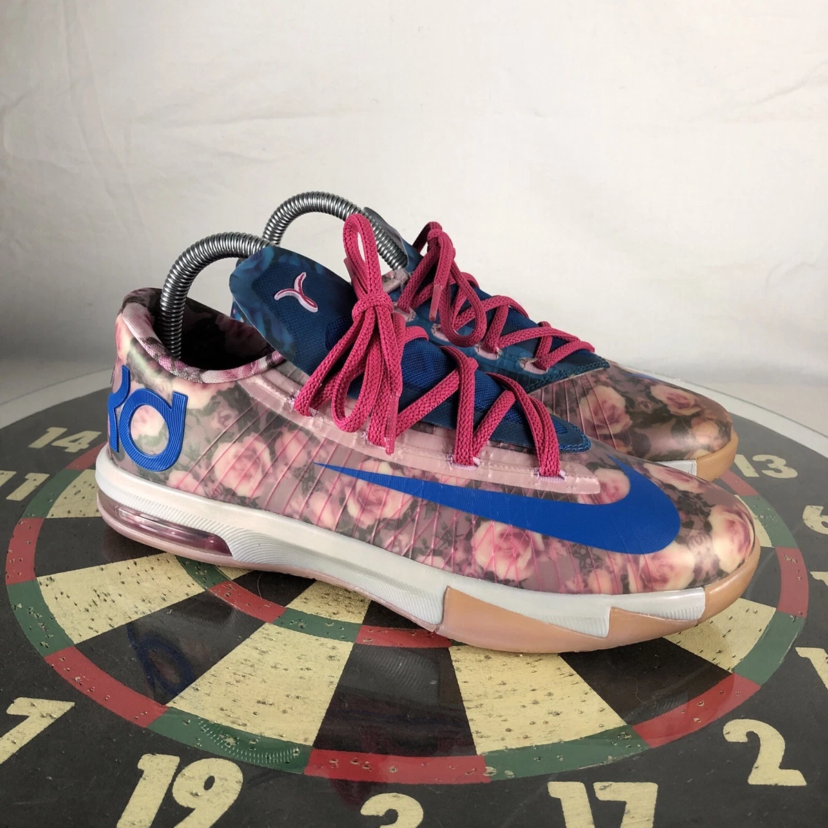 Nike Kd VI 6 Aunt Pearl Basketball Shoes Sneaker Pink Floral Lace