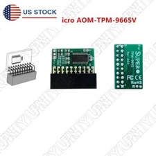 20Pin TPM 2.0 Module Trusted Platform For SuperMicro AOM-TPM-9665V TCG 2.0 USA