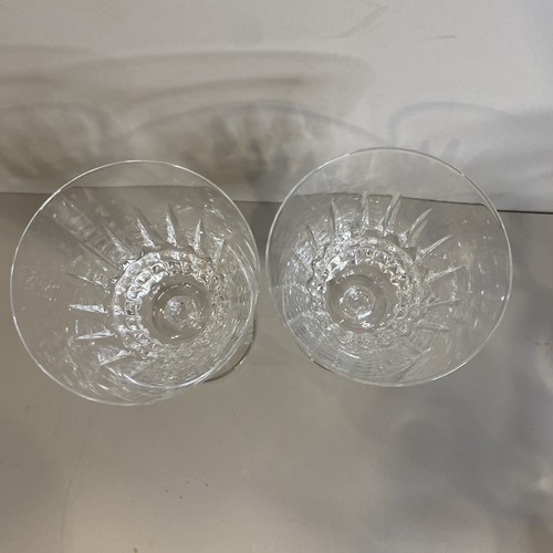 2-Cristal d'Arques Durand Tuilleries 6. 1/8” Tall Villandry 7 Oz Wine Glasses - Picture 3 of 4