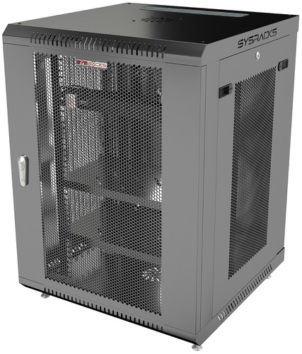 15U Wall Mount Server Rack Network Cabinet Locking Av Data Enclosure VENTED DOOR - Picture 2 of 12