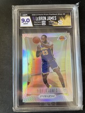 2020-21 Prizm Basketball LeBron James 2012 FlashBack Silver Prizm Mint+ 9 #6 