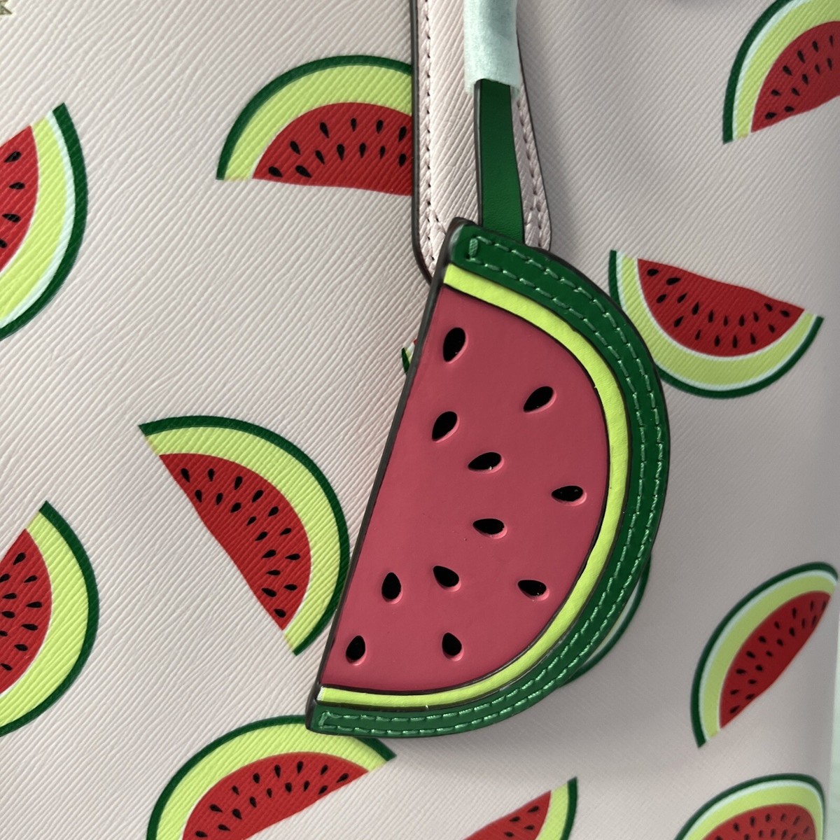New Kate Spade Marlee Watermelon Party Tote Bag Pink Multi