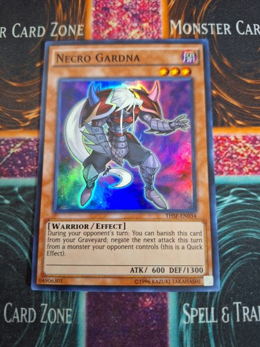 Yu-Gi-Oh! Necro Gardna THSF-EN034 Super Rare 1st Edition Near Mint