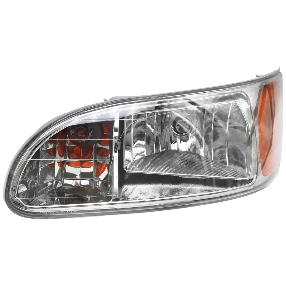 For 2008-2013 Peterbilt 325/384/386 Truck Chrome Headlights Headlamps Left+Right - Image 4 of 4
