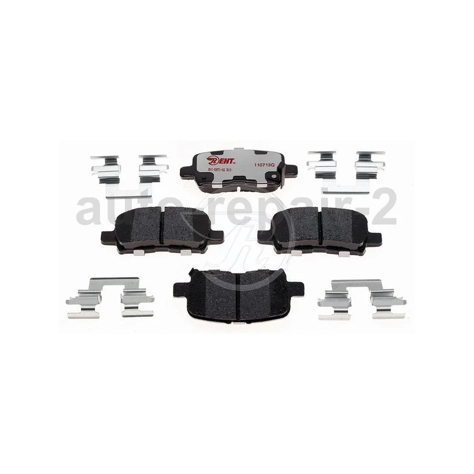 Juego de pastillas de freno de disco delanteras traseras para Honda Pilot Raybestos 2003~2008 Foto 2 de 4