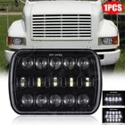 For International 4700 4900 8100 9900 9900I 5x7" 7x6" LED Headlight HI-LO Beam
