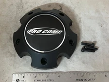 Pro Comp ProComp Alloys Wheel Rim Hub Cover Flat Black Center Cap 1079L145A-H42