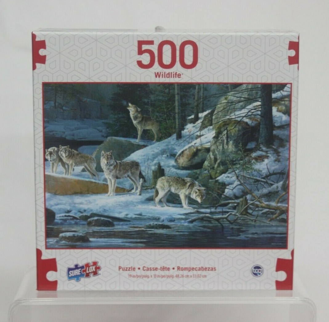 Wildlife Cry Wolf Wolves Jigsaw Puzzle by TCG Toys Ages 14+