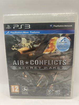 Air Conflicts: Secret Wars (Sony PlayStation 3, 2011) Brandneu Factory Sealed