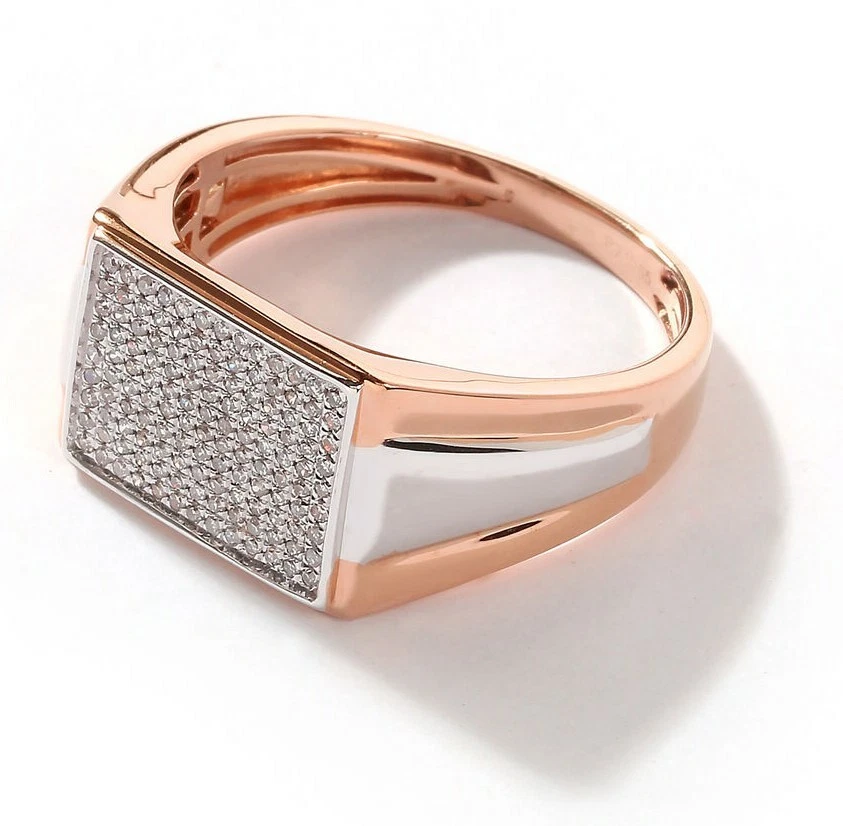 10kt rose cheap gold ring
