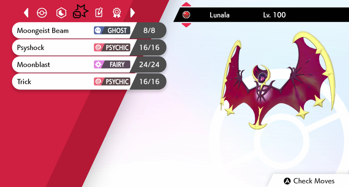 ✨ SHINY LUNALA ✨ 6IV ULTRA SHINY LEGENDARY ✨ Pokemon Sword Shield