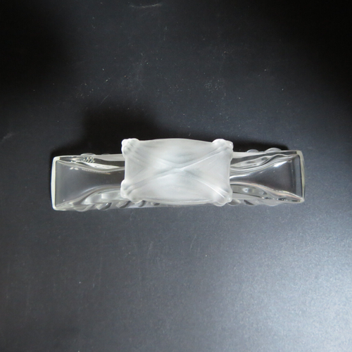 Vintage Brosse Frosted Glass MMA 1986 Winged Woman Art Deco Perfume Bottle - Picture 7 of 10