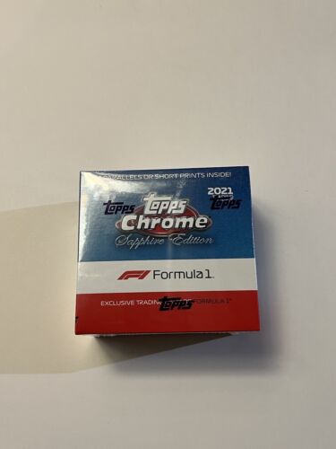 2021 Topps Chrome Sapphire F1 Formula 1 Racing Hobby Box Factory Sealed In Hand