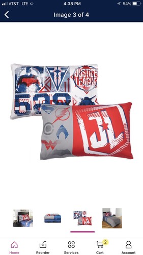 Justice League Movie 'Call for Justice' Kid's Bedding (Full) 4Pc Sheet Set - Picture 3 of 4